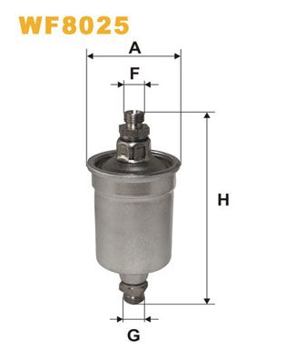 WIX FILTERS Degvielas filtrs WF8025